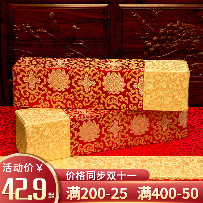 红木家具罗汉床方枕头沙发扶手