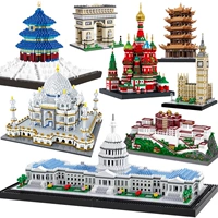 Micro -блоки взрослые небеса модель модели игрушки Budara Palace Architectural Ornament Series Home Creative Model