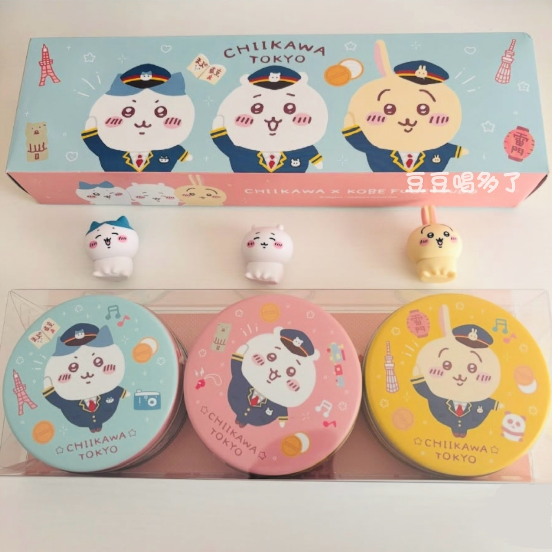 现货 日本神户风月堂Chiikawa吉伊卡哇联名夹心薄脆饼干零食12枚