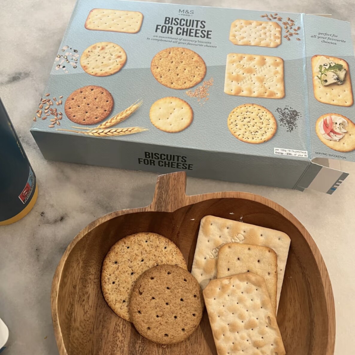 现货 英国M&S玛莎Biscuits for Cheese奶酪搭配咸味饼干礼盒300g