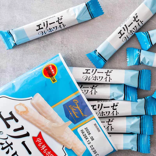 现货日本本土Bourbon布尔本波路梦牛奶奶油蛋卷饼干棒零食