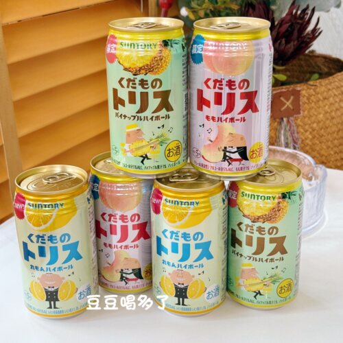 日本Suntory三得利Torys系列菠萝桃子柠檬味嗨棒果酒饮料350ml