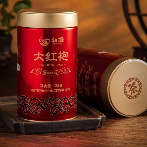 中茶海堤大红袍at103a一罐