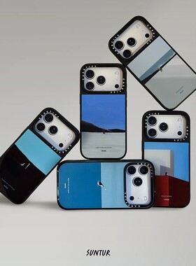 现货CASETiFY正品曼谷艺术家Suntur简约雅致适用苹果iPhone17Pro Max防摔手机壳创意16/15/14/13文艺线条套子