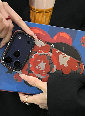 SIGEMACreation艺术家联名插画艺术适用苹果17 pro max高级感防摔手机壳小众潮牌文艺磁吸磨砂ins网红保护套