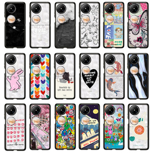 现货CASETiFY适用Huawei华为Pocket 2新款折叠手机壳 潮牌时尚防摔艺术家ins网红风轻奢小众高级感趣味保护套