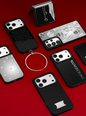 现货CASETiFY正品联名NUMBERING标志珠宝适用苹果iPhone17 Pro Max防摔手机壳高端个性16/15/14潮流air保护套