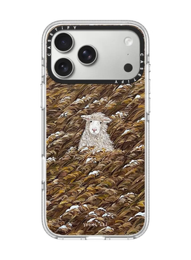 现货CASETiFY正品艺术家Young Lee麦田乖巧小绵羊适用苹果iPhone 16/17 Pro Max防摔手机壳时15/14/air保护套