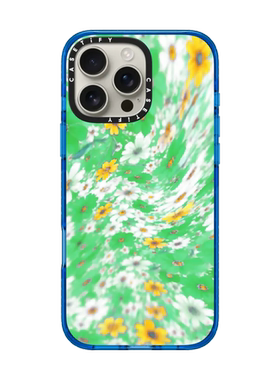 现货正品CASETiFY花卉漩涡绿色适苹果iPhone16 pro max防摔手机壳潮牌15/14/13磁吸12高级轻奢ins风16e保护套