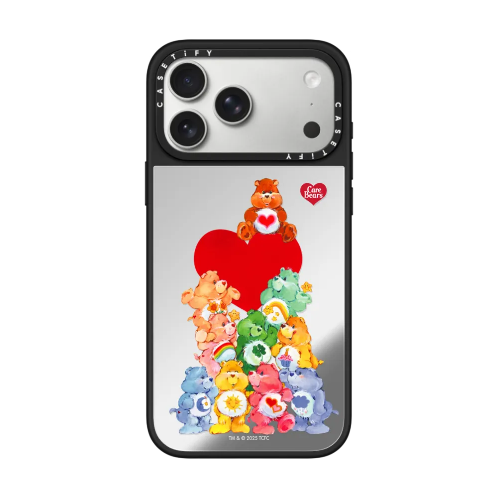 现货CASETiFY正品联名CareBears爱心熊适用苹果iPhone17pro max爱在心中手机壳限量16/15卡通air梦幻14保护套