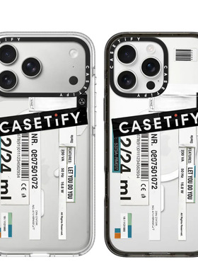 现货CASETiFY正品街头风贴纸适用苹果iPhone16/17Pro Max磁吸防摔手机壳时尚15/14轻奢air高端13潮流12保护套