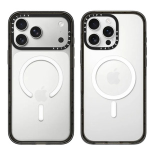 现货casetify简约黑框透明适用苹果iPhone16/17 pro max/Air时尚手机壳防摔15潮流艺术magsafe创意14保护套13
