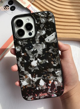 SONIX适用苹果iPhone14 pro max磁吸手机壳欧美奢华13黑色银河ins