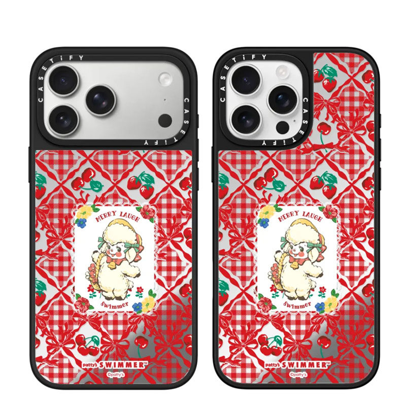 现货CASETiFY正品阳光小羊 Lauffy适用苹果iPhone16/17 Pro Max防摔手机壳卡通15/14/air艺术家SWIMMER保护套