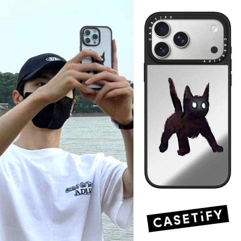 CASETiFY林一同款吓人惊喜小猫壳