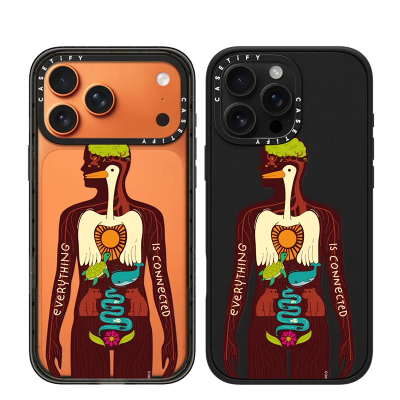 现货CASETiFY正品万物皆有关联适用苹果iPhone16/17 Pro Max防摔手机壳个性潮流15/14/air小众创意高端保护套