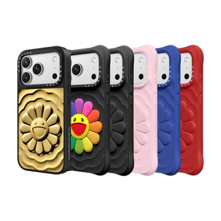 CASETiFY正品联名村上隆特别版FLOWERS手机壳盲盒适用苹果iPhone17pro max趣味太阳花16promax液态硅胶保护套