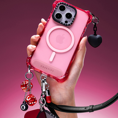 CASETiFY手机链条时尚绯红挂件链