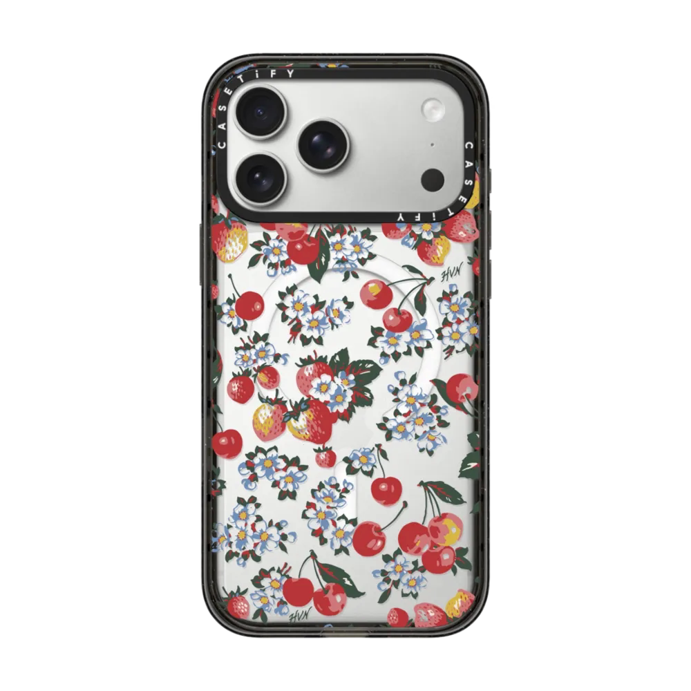 现货CASETiFY正品草莓樱桃适用苹果iPhone17 Pro Max磁吸手机壳潮流16/15/14时尚13复古印花轻奢风air保护套