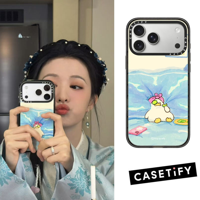 CASETiFY放松时间小鸭子手机壳套