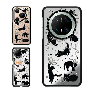 Mate60 Ultra 70Pro 时尚 X可爱保护套 现货CASETiFY正品 Pura 丝带蝴蝶结黑猫适用华为Pura80Pro防摔手机壳P70
