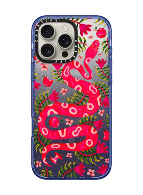 现货CASETiFY正品伊甸园红色丛林腾蛇适用苹果iPhone16 pro max防摔手机壳潮牌15/14/13/12高端艺术17保护套