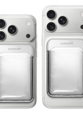 CASETiFY可定制字母Snappy™设计感立体嘭嘭磁吸手机卡套插卡包贴