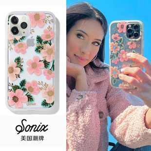 max全包透明12苹果11套 SONIX仙女花卉欧美手机壳适用iPhone13pro