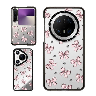 CASETiFY金属粉丝带蝴蝶结手机壳