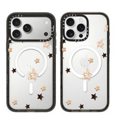 节日氛围感金色星星适用苹果iPhone16 17Pro air好看ins风13保护套 Max防摔手机壳时尚 现货CASETiFY正品