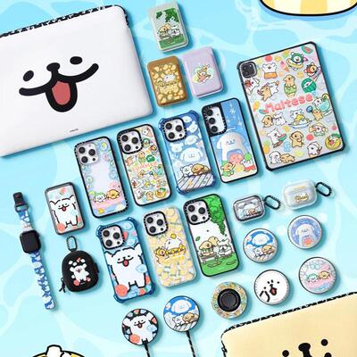 CASETiFY适用苹果线条小狗手机壳