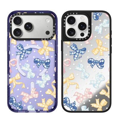 CASETiFY格子蝴蝶结高颜值手机壳