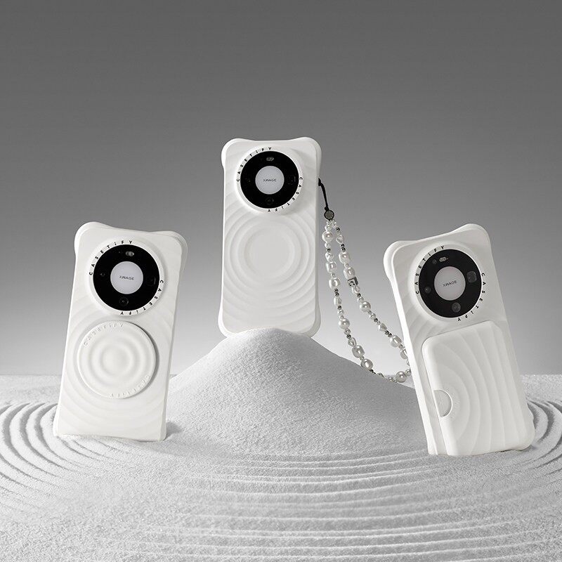 现货CASETiFY正品白色波漾壳适用华为Mate 80 pro max磁吸手机壳时尚简约mate80高端轻奢小众ins风波浪保护套