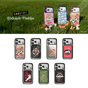 CASETiFY正品Exquisite Paradox复古趣味磁吸Magsafe手机支架卡包