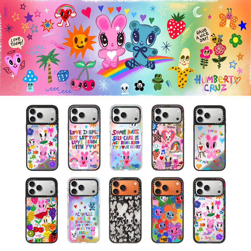 现货CASETiFY正品插画艺术I Scream Colour适用苹果iPhone17 Pro Max尖叫色彩手机壳甜美16/15/14/13卡通12套