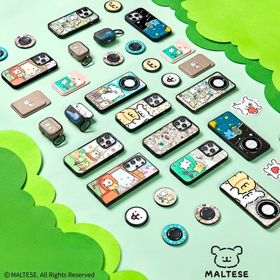 CASETiFY苹果16pm可爱线条小狗17