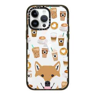 max名媛风手机壳创意可爱14 现货casetify柴犬与咖啡 pro 适用苹果iPhone15 12卡通小狗磁吸magsafe保护套