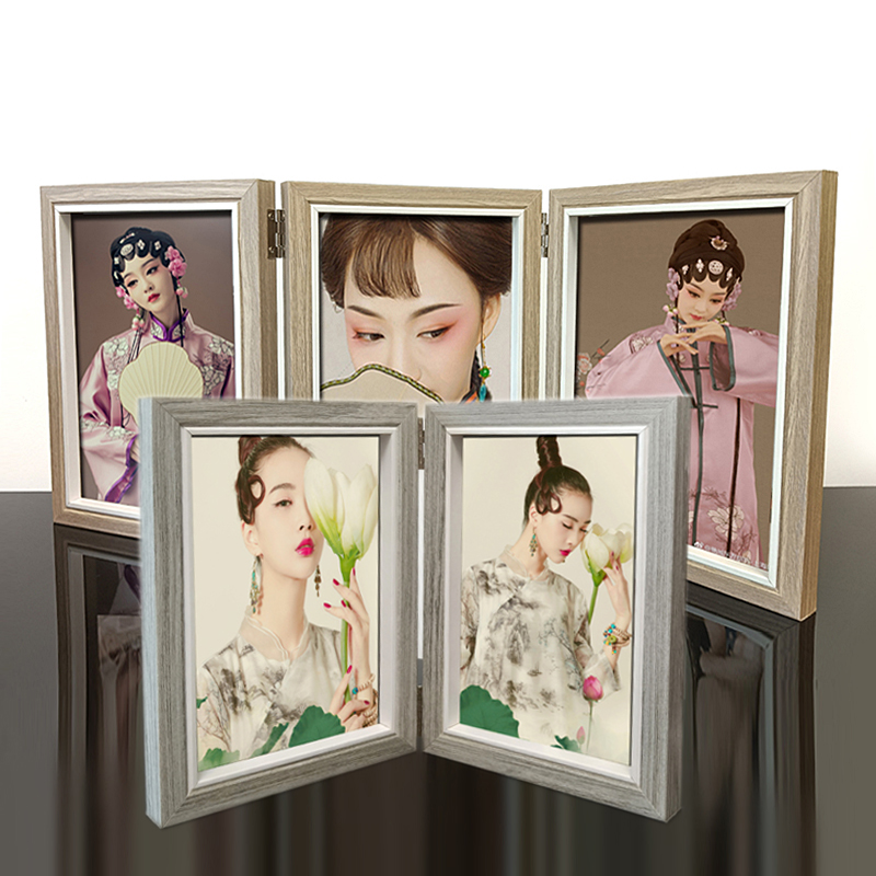 中国风复古式6寸7寸照折叠相片