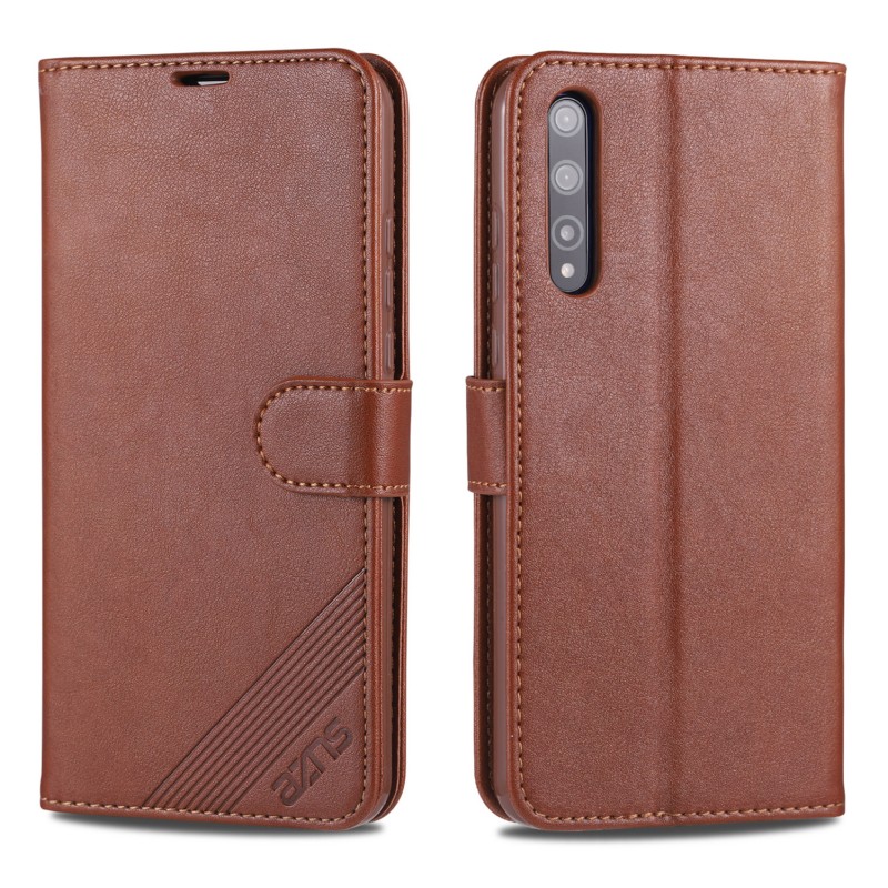 适用华为AQM-LX10手机壳皮夹华为AQM-LX1外壳翻盖华为Y8P保护套6.3英寸AQM一LX1软壳全包磁扣防摔钱包款潮女?