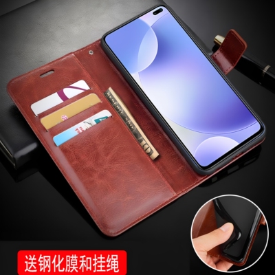 适用 小米M2001G7AC手机壳6.67英寸红米K301保护套翻盖红米K30I外壳皮夹hm钱包款k3oi男士redmⅰ插卡red米新?