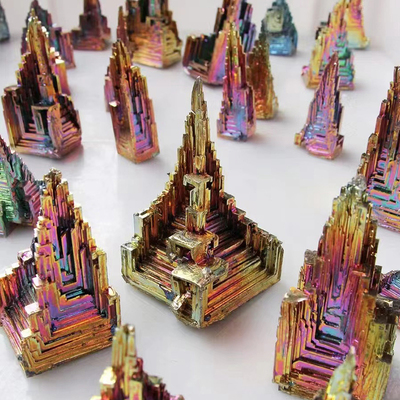 矿物原石铋矿科普教学