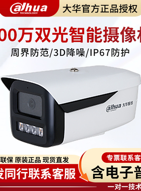 大华600万双光智能定焦枪型网络摄像机DH-IPC-HFW4643DM-A-IL2-V3