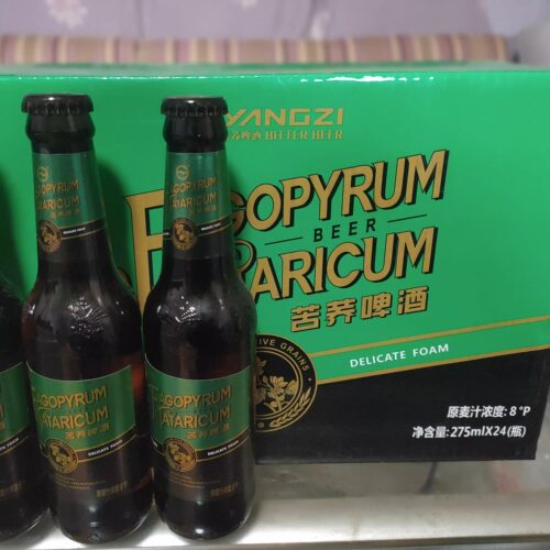 扬子苦荞啤酒275ml*24瓶装