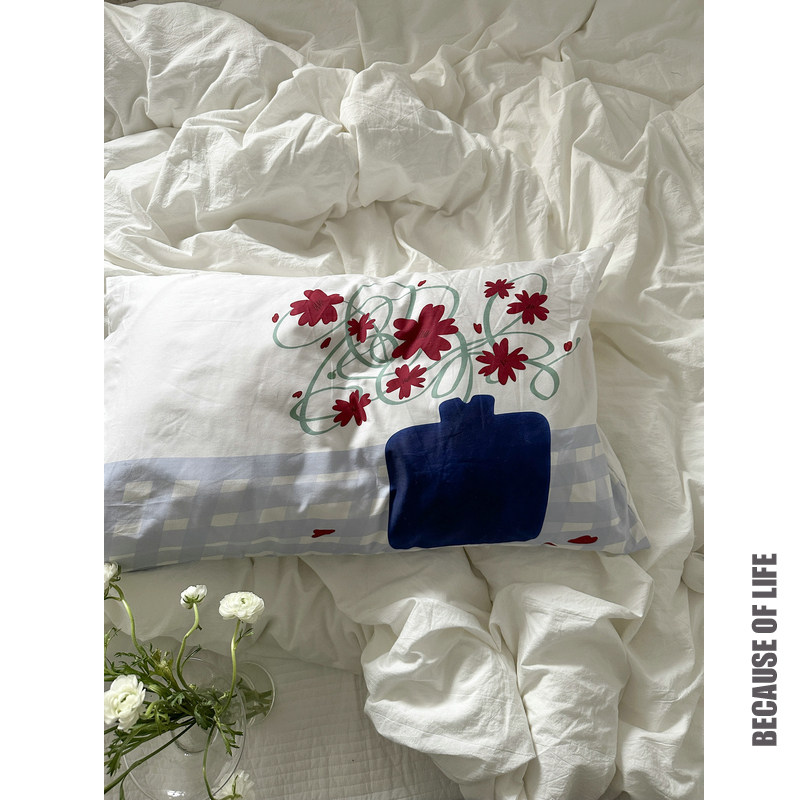 passionately attached 恋爱恋爱恋爱 长绒棉枕套 单品枕套单人