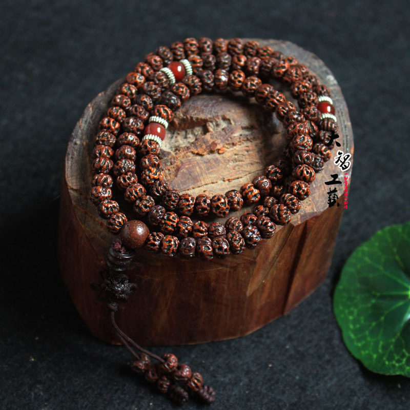 印度 小天意/如意菩提子108颗佛珠 小如意菩提手串手链