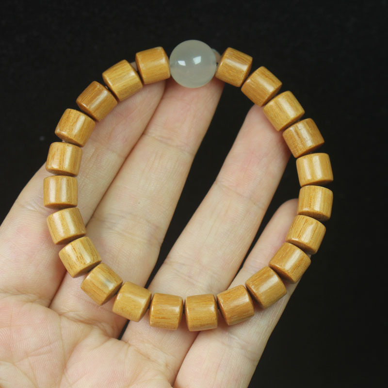 檀香木桶珠8*8手串手链夜光珠款男女个性文玩饰品手饰厂家批发