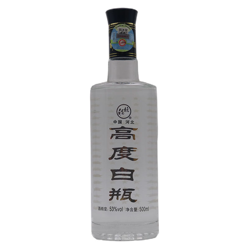 泥坑高度白瓶53度浓香型纯粮白酒整箱盒装500ml*6瓶收藏礼品装