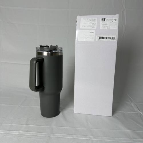 1200毫升大容量带手柄冰霸杯美式吸管保温保冷杯广口汽车杯定制