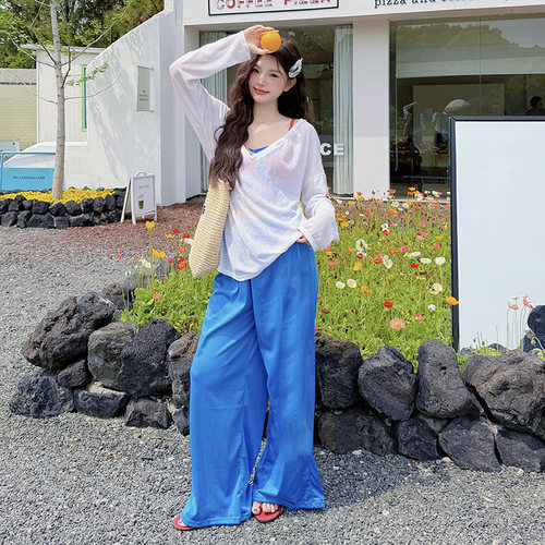 长袖长裤分体泳衣女大码显瘦