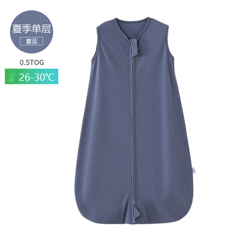 儿童背心睡袋A类纯棉薄款空调服